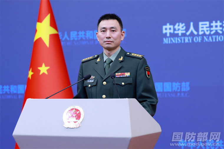 2024年1月国防部新闻发言人张晓刚就近期涉军问题发布消息