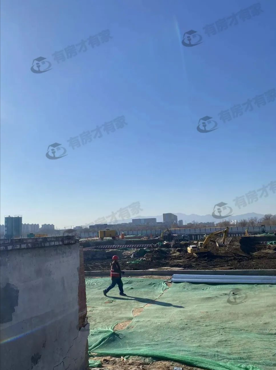 梧桐星宸 昌平沙河高教园地铁旁 均价5万 施工进度实拍