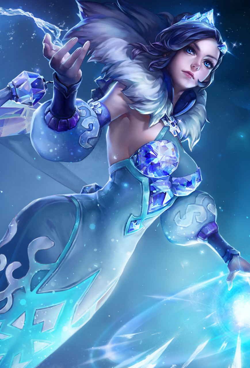 王者荣耀游戏头像,甄姬 这位女性头像真是非常的漂亮,她的漂亮体现在