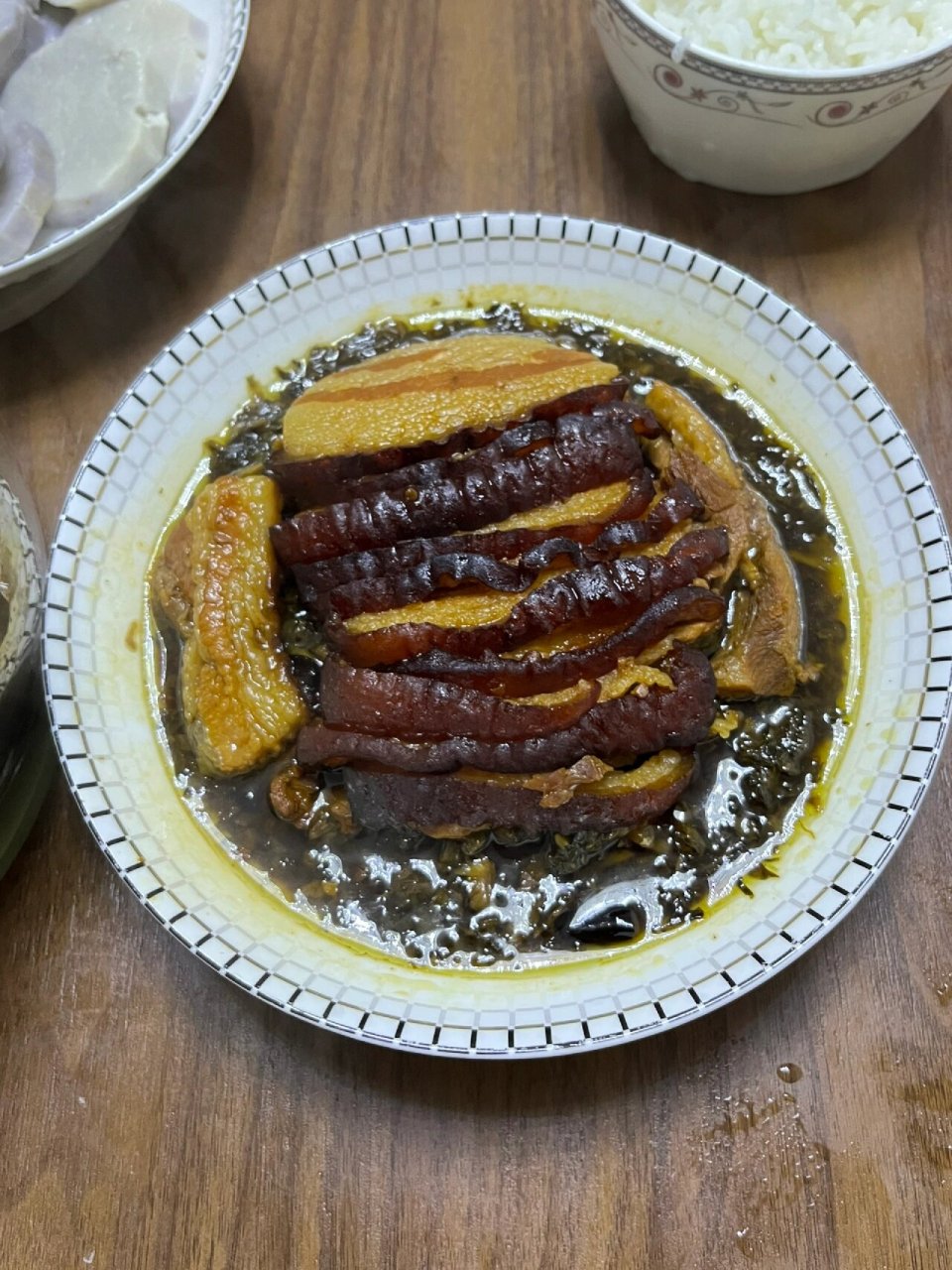 跟我妈学做的烧白,太下饭了!