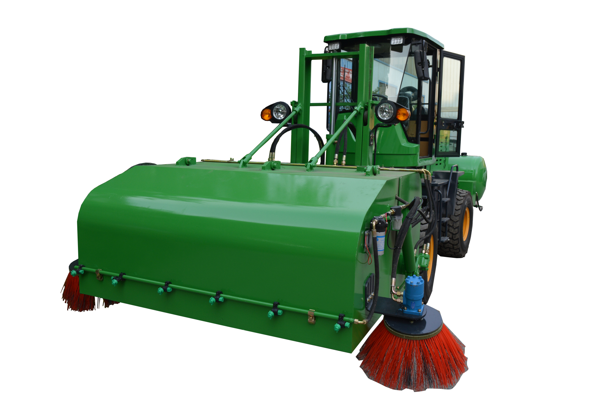 选择适合自己需求的工地清扫机,需要考虑以下几个因素:  工地面积和