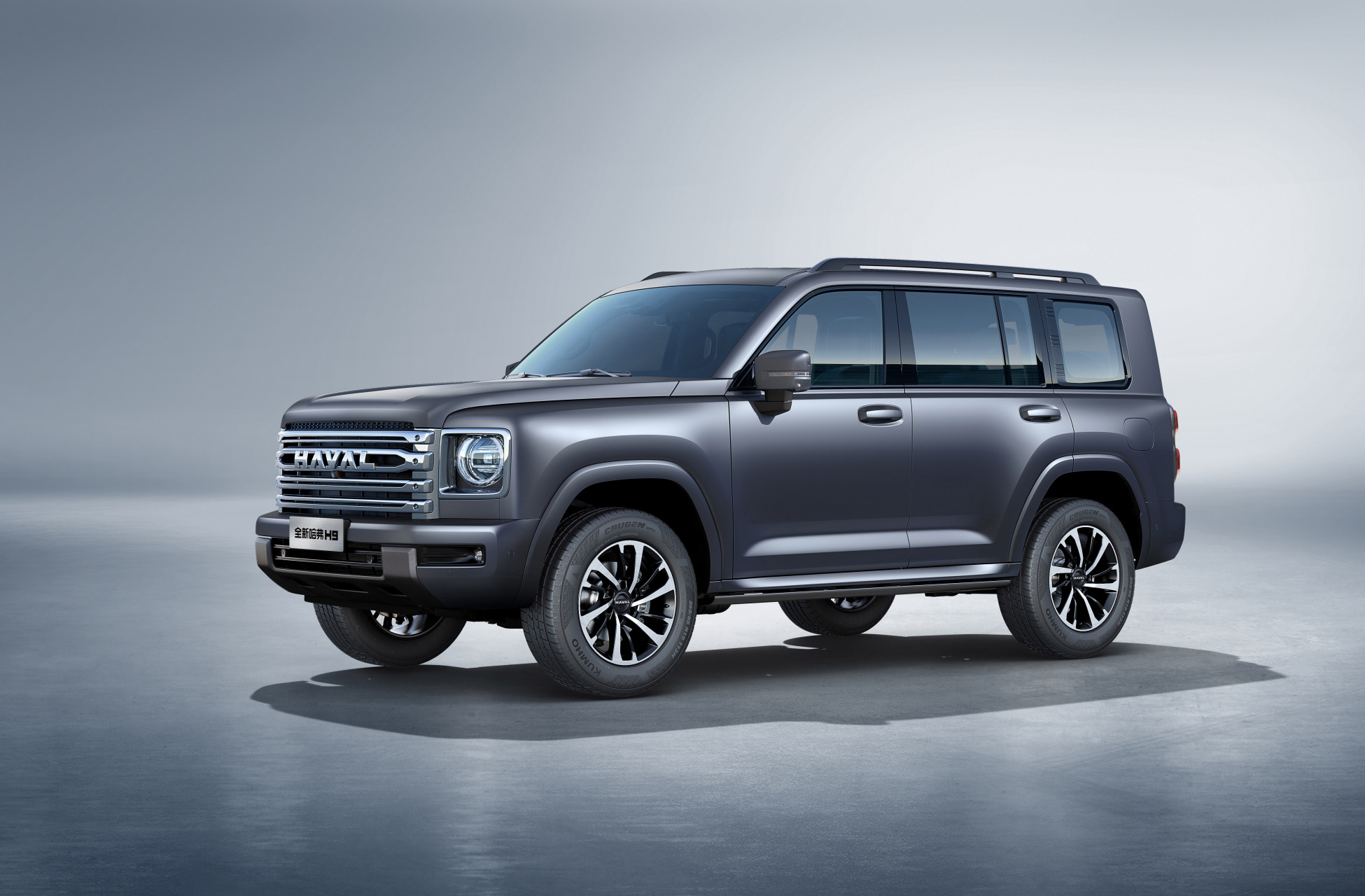 全新哈弗h9 官图首发! 个人认为,新车已经完全没有普拉多的影子了.