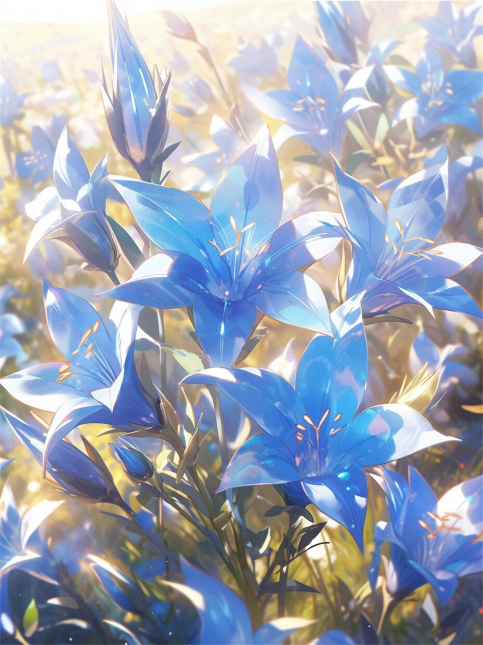 每天认识一种花卉之龙胆花  龙胆花,隶属龙胆科,是一种独特的多年生