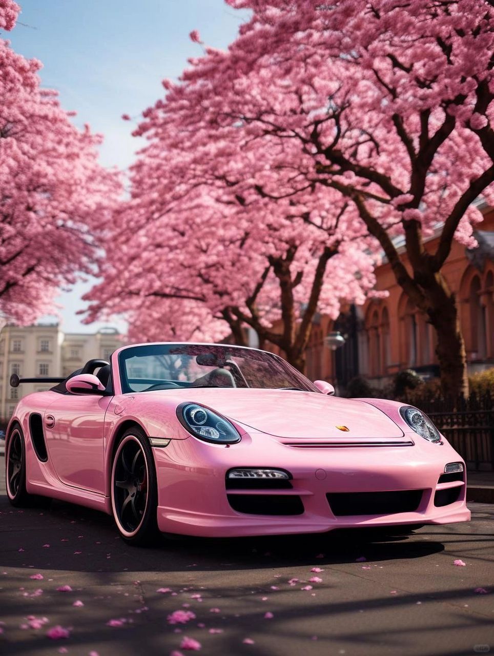 女孩子无法拒绝的粉色保时捷跑车🎉	 没有一个女孩子能够抵挡住