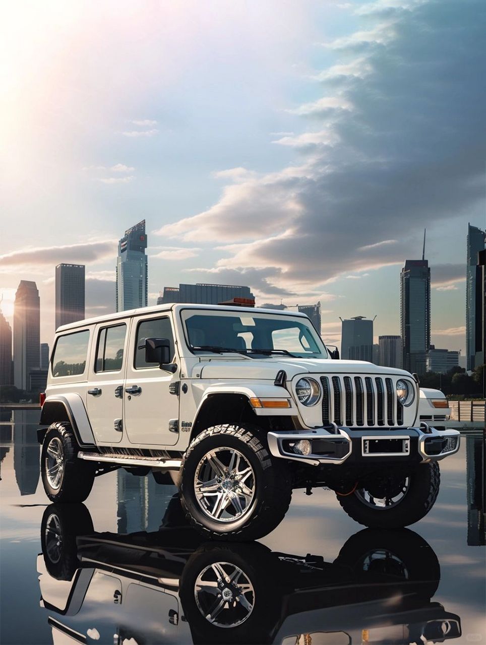 这样的吉普牧马人不整一辆‼️	 吉普牧马人,一款充满个性和髁Ζ