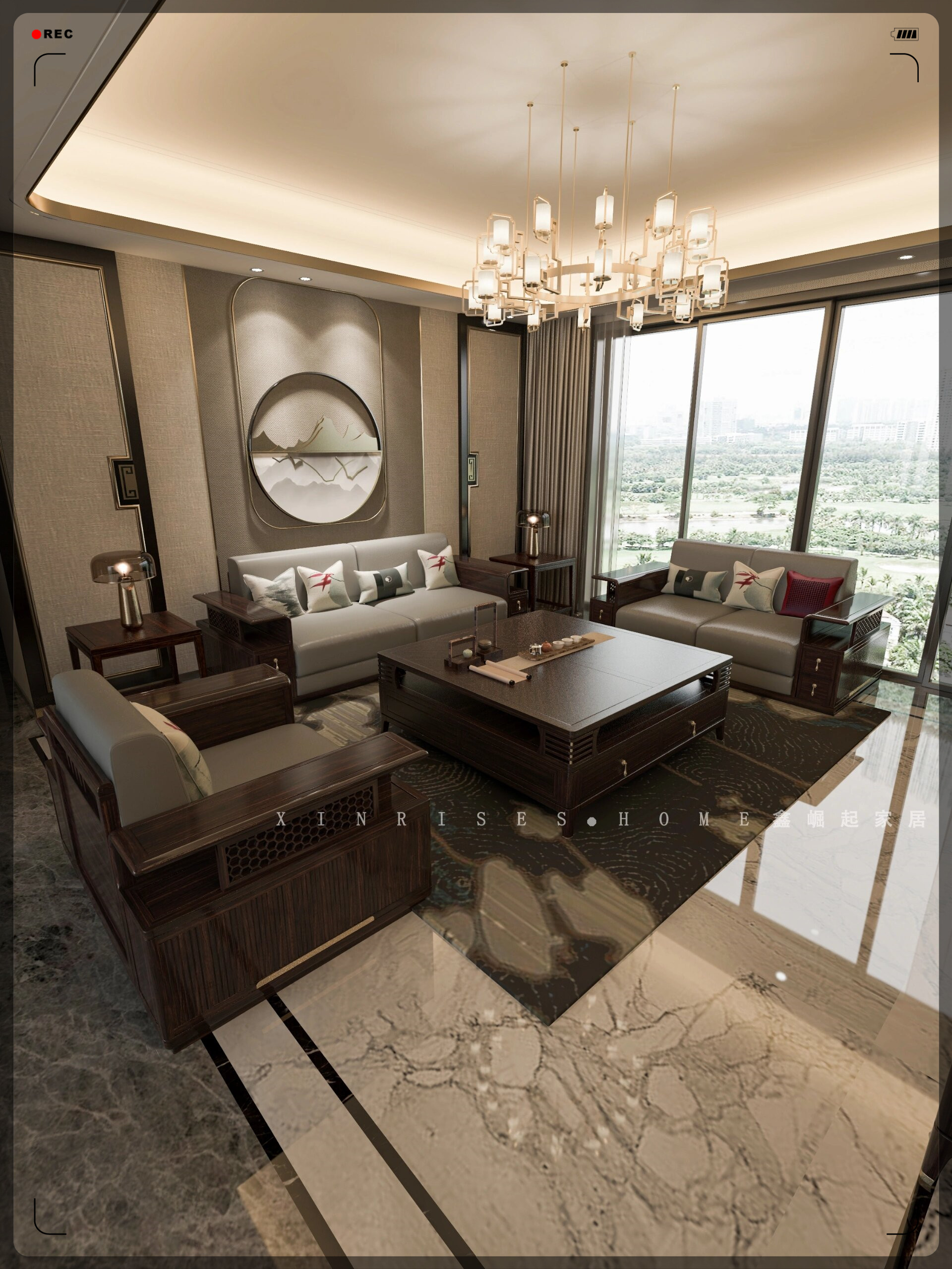 古典风格的特点轻奢风格的诞生中国风家具摆放效果图客厅装修中式中式