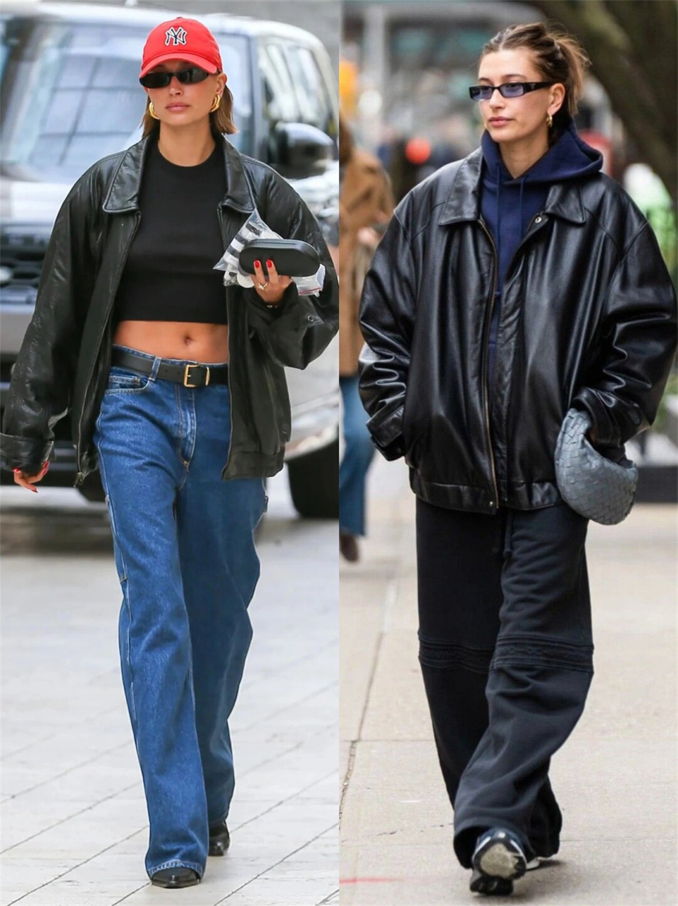 街拍论美式秋冬穿搭	  hailey bieber的秋冬穿搭真是太赞了!