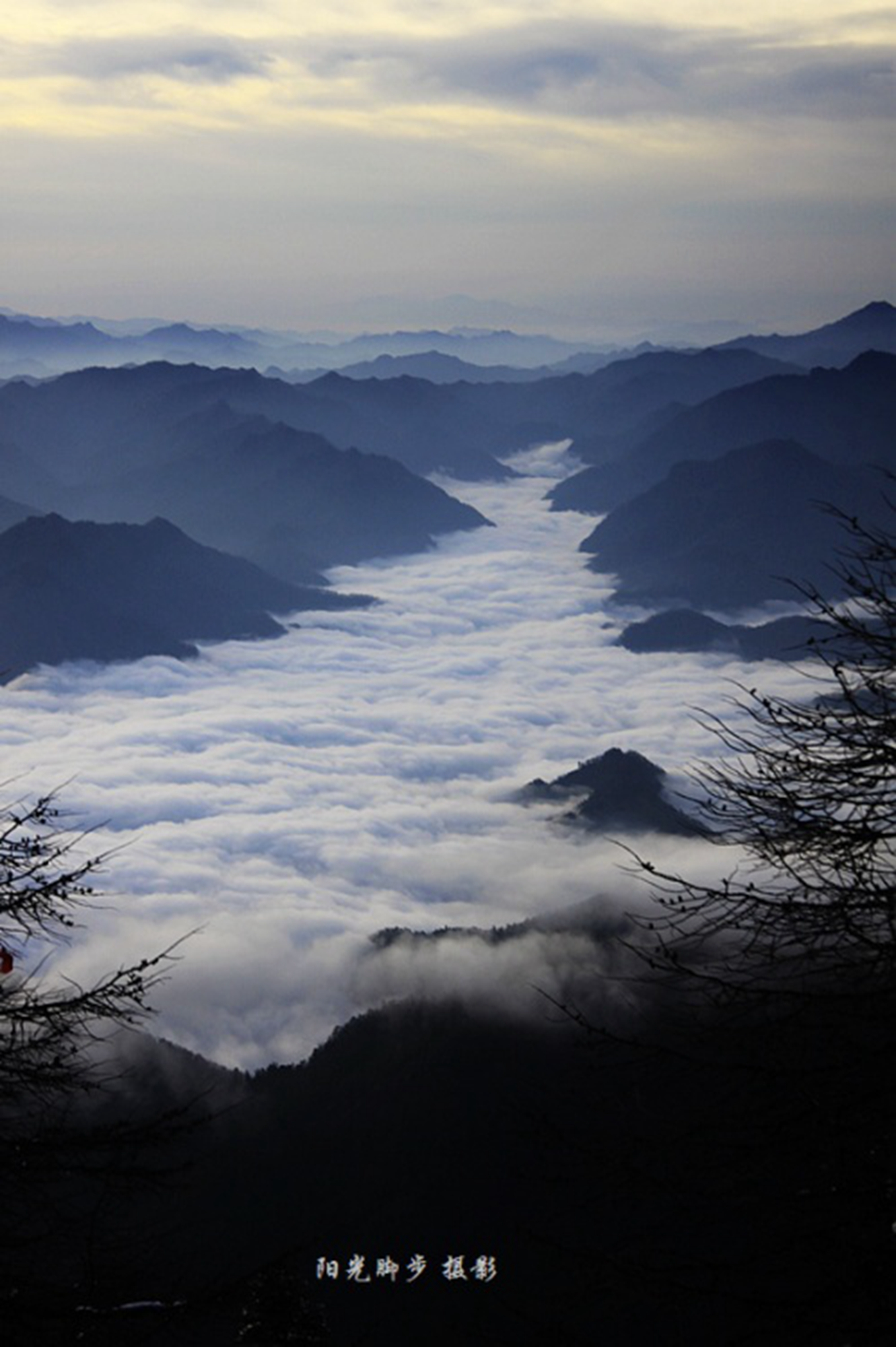 秦岭太白山云海