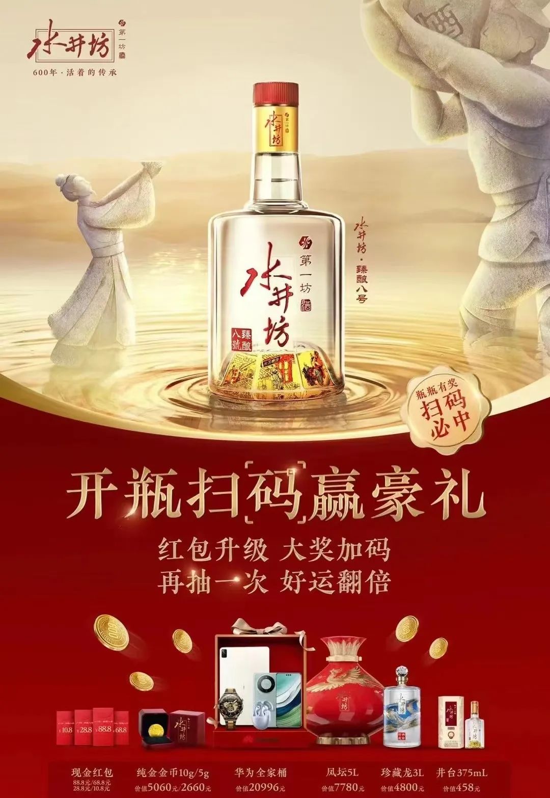 精耕渠道,bc联动,水井坊多管齐下迎战龙年"开门红"