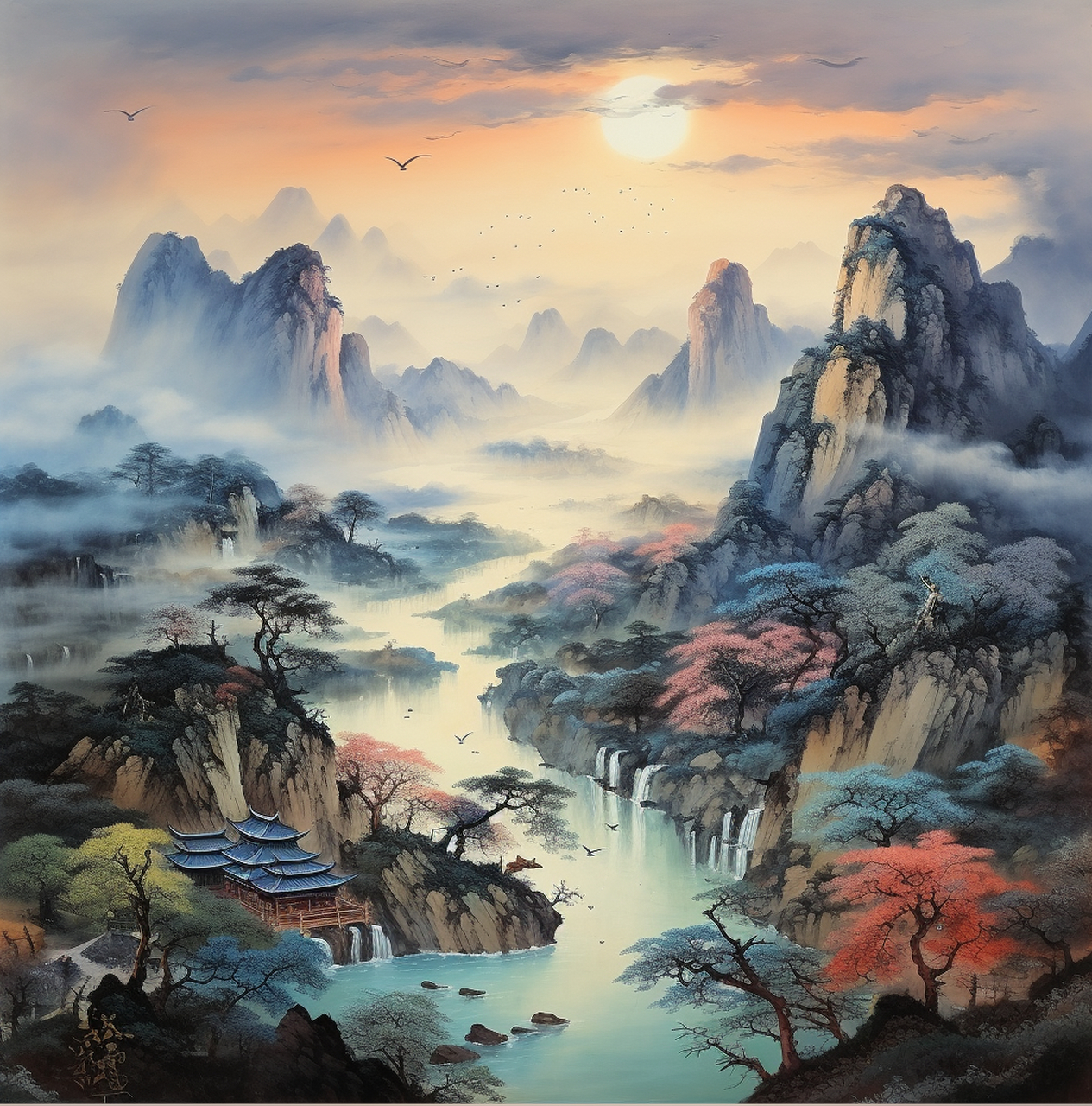 这是一场无须出发的奇妙冒险,只需用心,你就能发现山水画的美妙之处