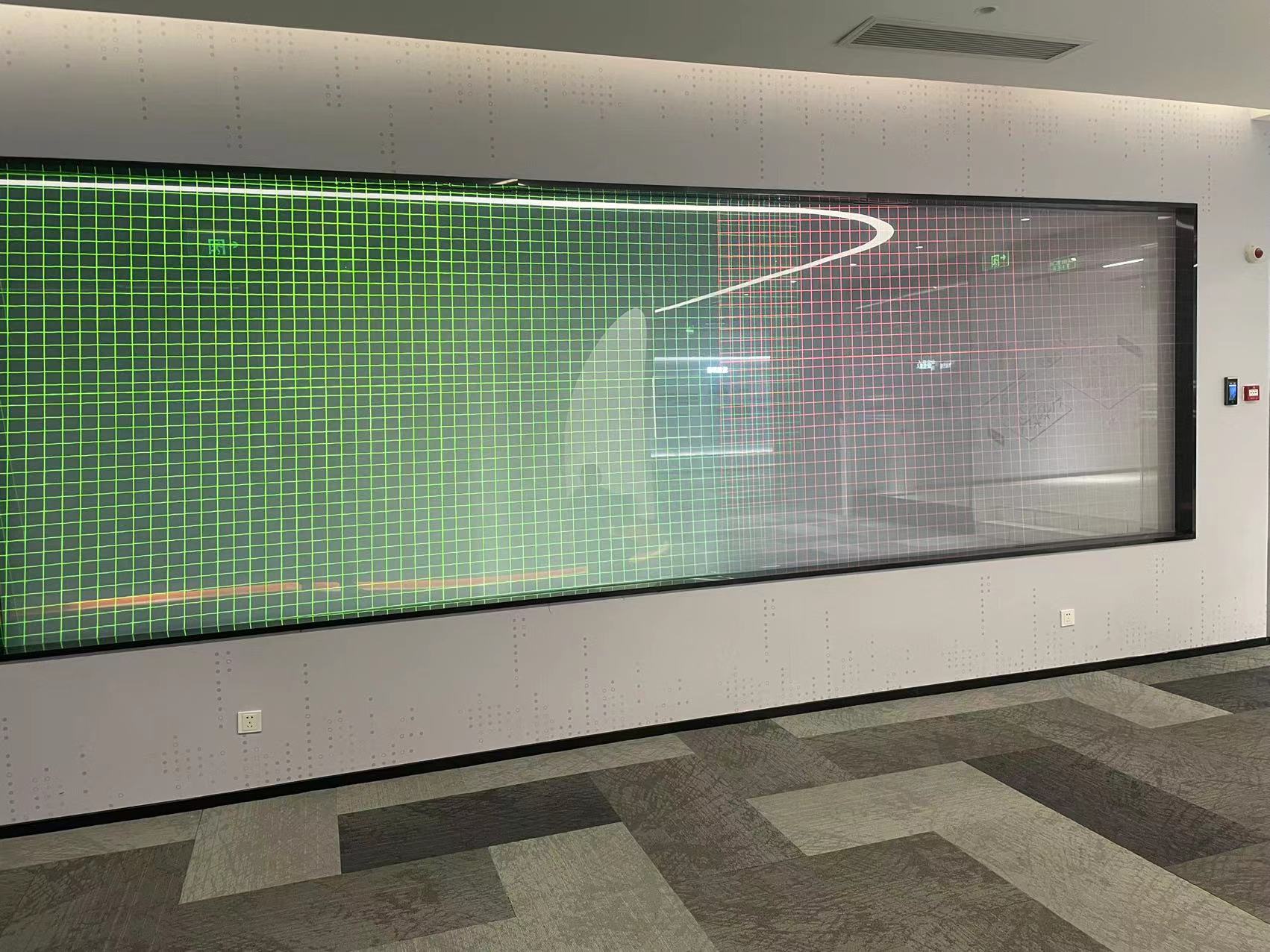 音维科技助力上海某国企展厅背投投影大屏