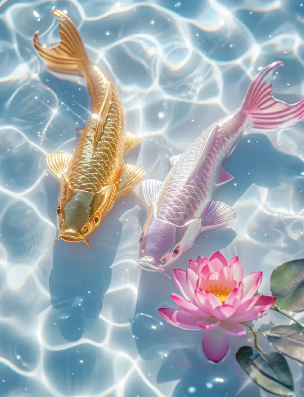 美图分享～金色锦鲤,人生如锦鲤,亿万生命中的幸运之一 #跨年创作挑战