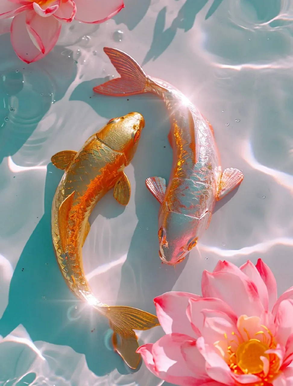 美图分享～金色锦鲤,人生如锦鲤,亿万生命中的幸运之一 #跨年创作挑战