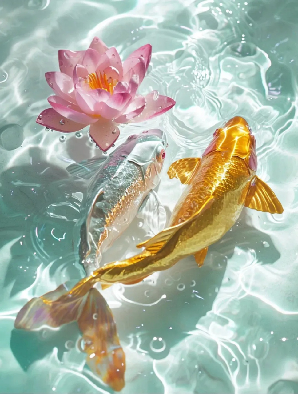 美图分享～金色锦鲤,人生如锦鲤,亿万生命中的幸运之一 #跨年创作挑战