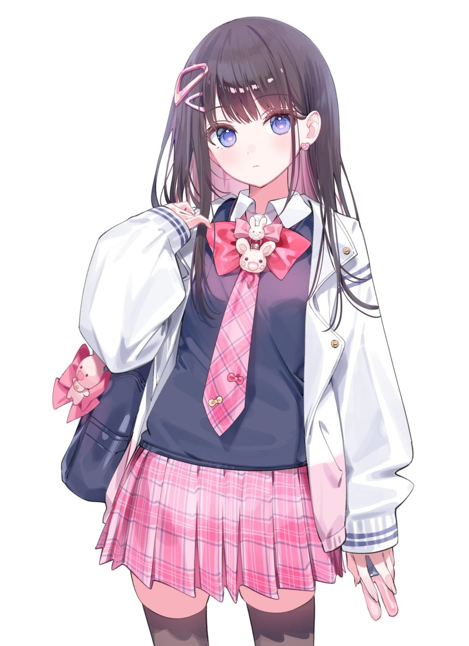 最喜欢兔子的jk,好可爱啊[期待] twi:@atwomaru#二次元