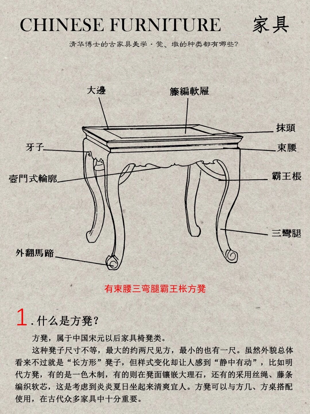 中国古典家具  首先