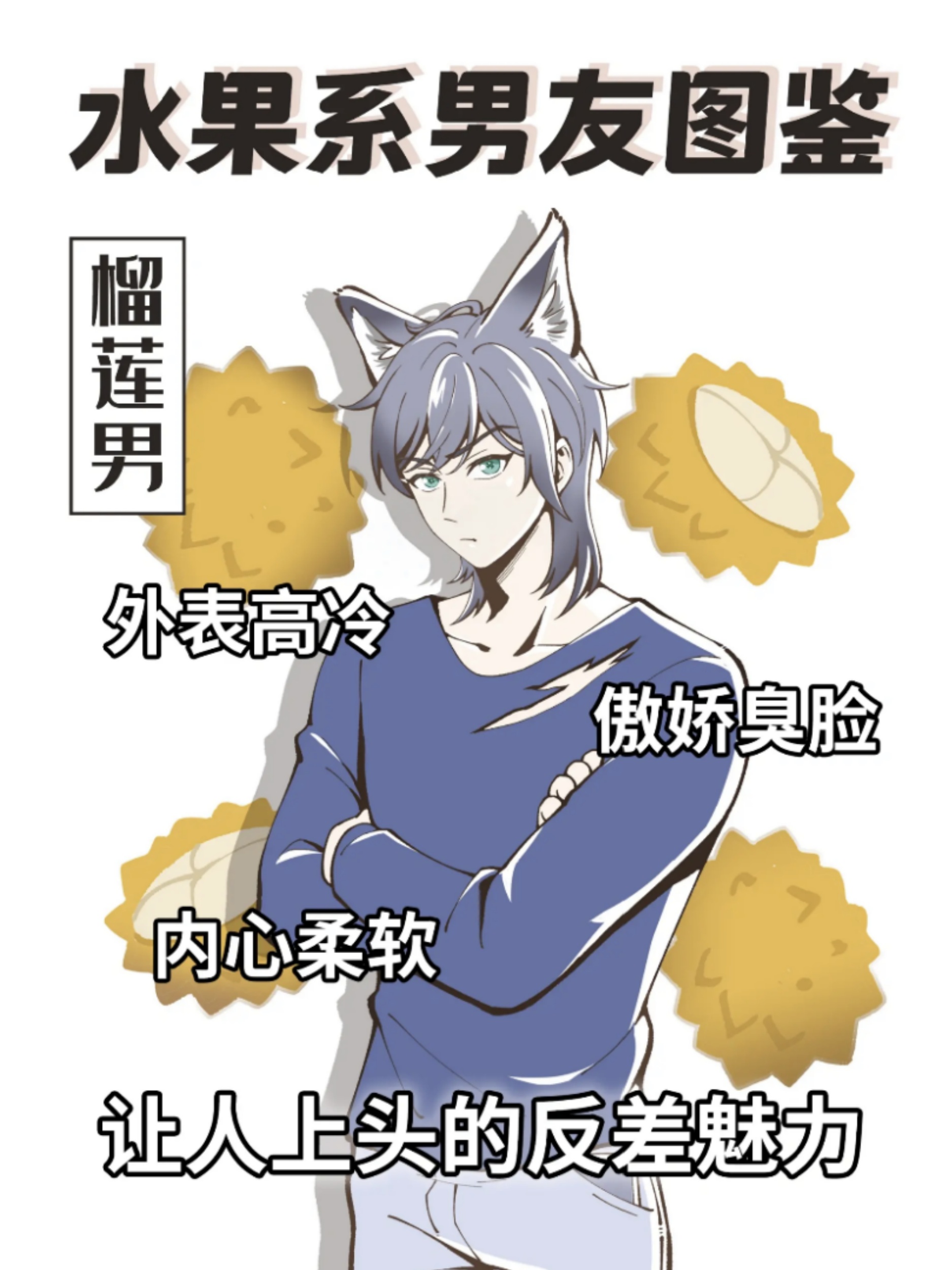 如果把男生比作水果,你会喜欢哪一种? 1