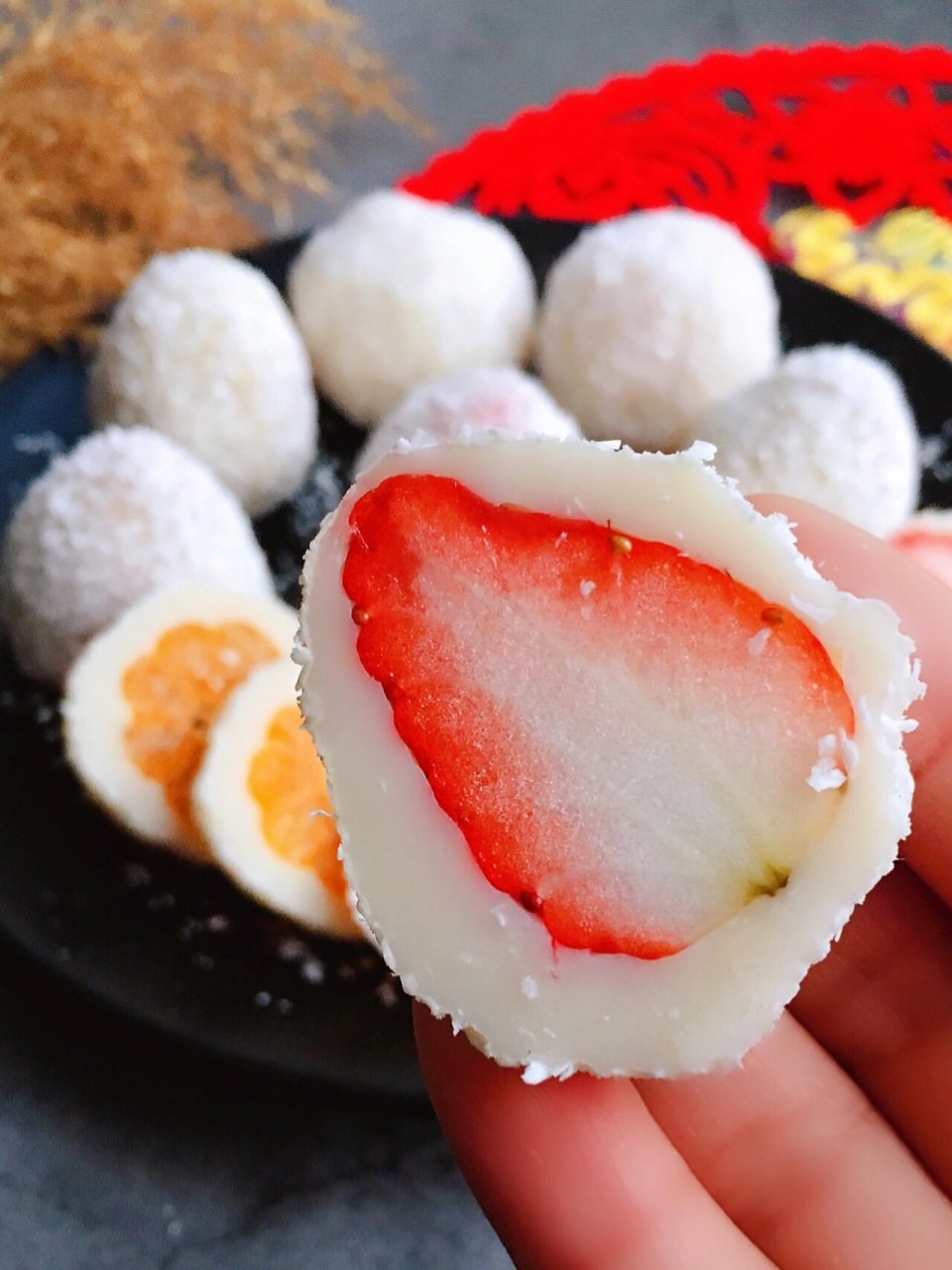 零失败的水果大福糯米糍!