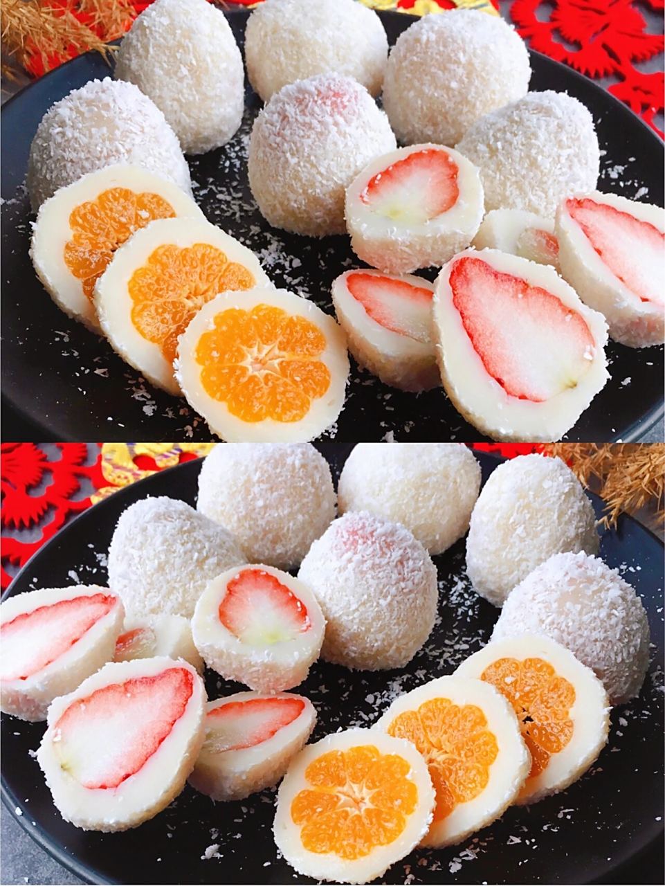 零失败的水果大福糯米糍!