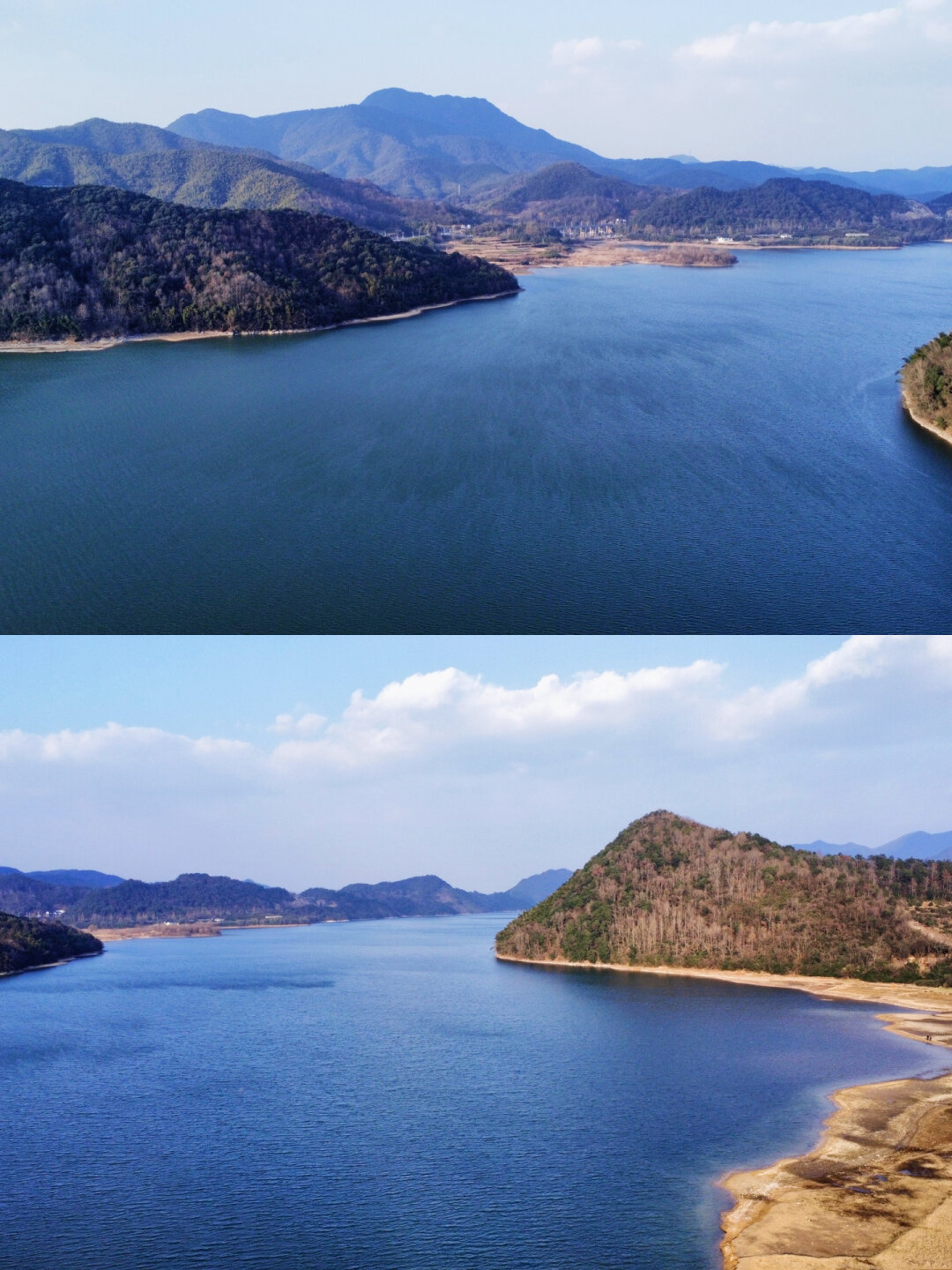 绍兴平水江水库边找到一个超美的露营发呆地