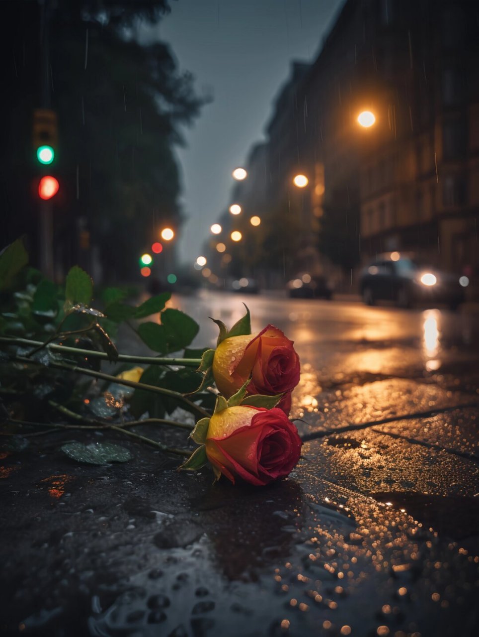 你是午夜伤心的玫瑰  午夜的钟声敲响,你孤独地站在月光下,像一朵伤心