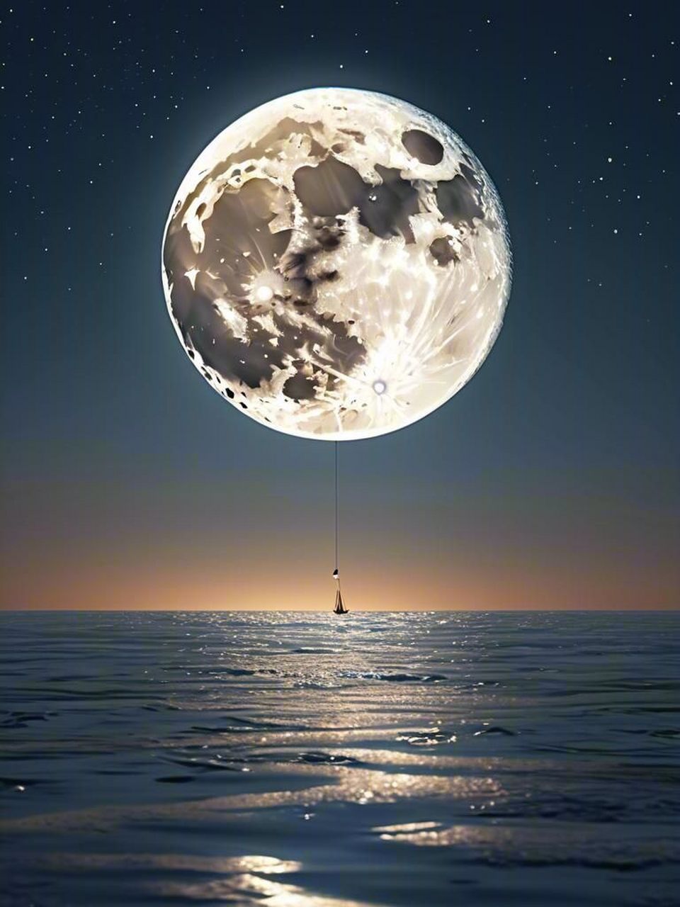 人散后,一钩淡月天如水.#最靓头像壁纸征集赛