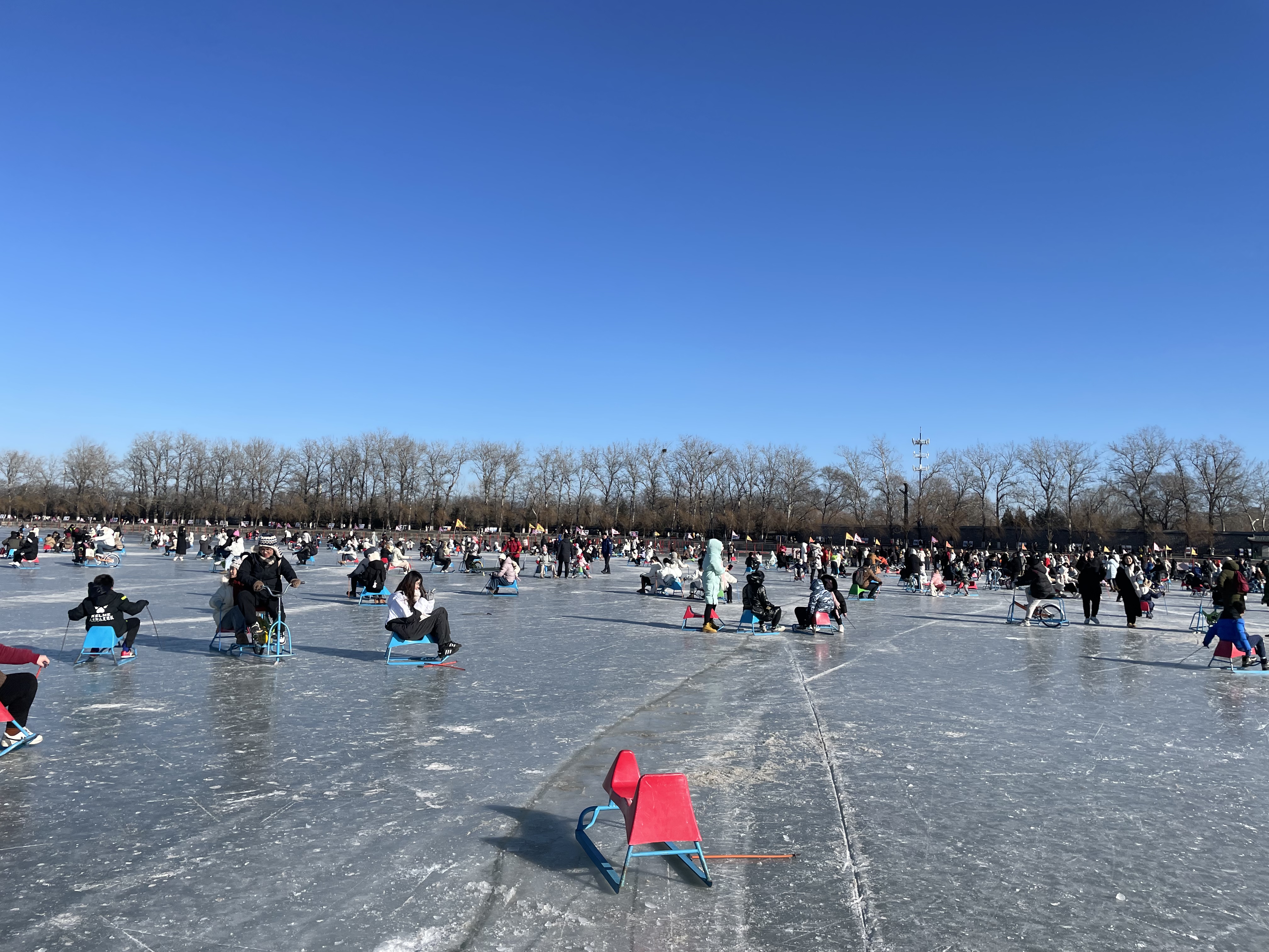颐和园溜冰