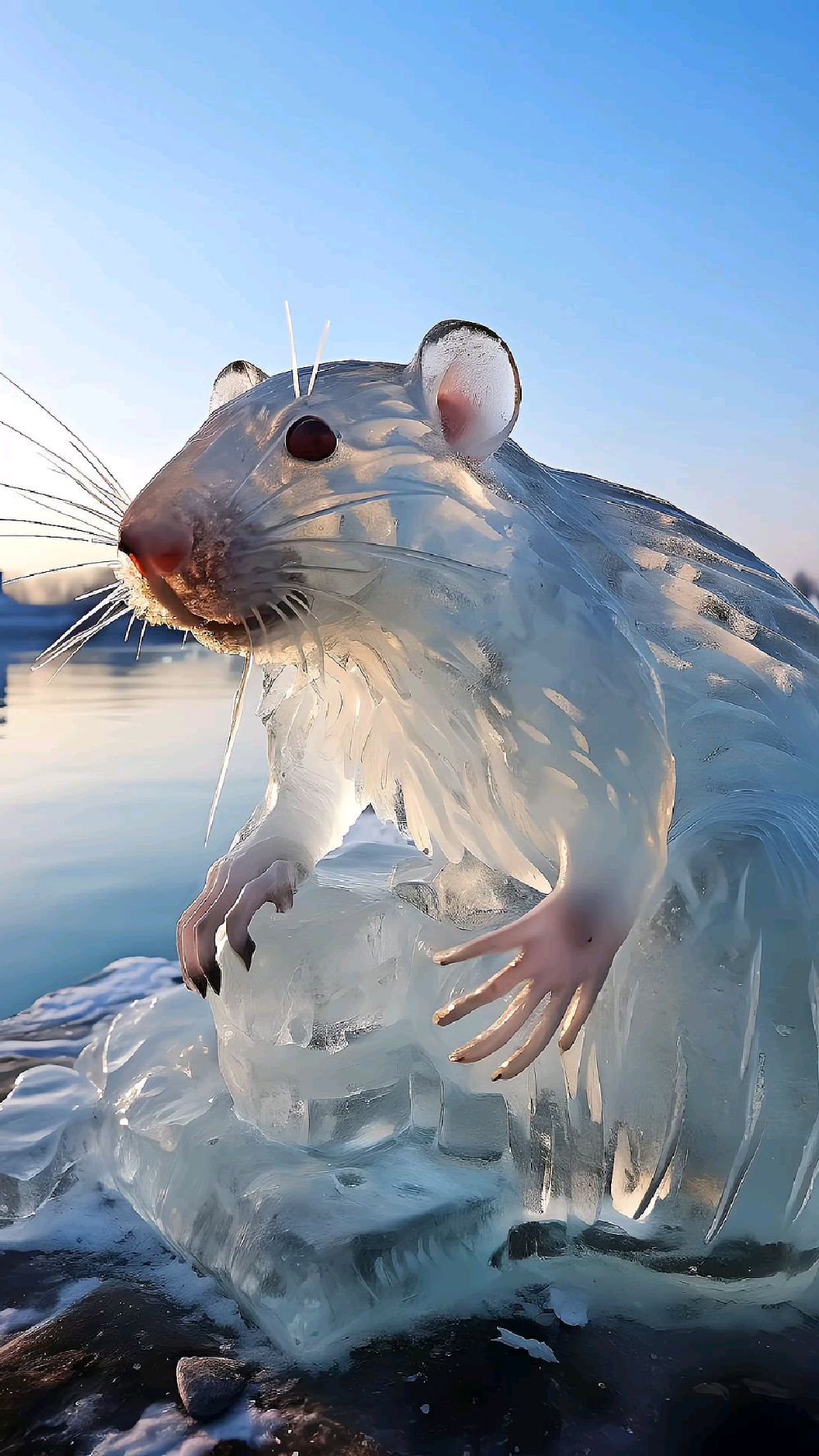 十二生肖冰雕,也希望南方小土豆们喜欢不知道哈尔滨有没有十二生肖