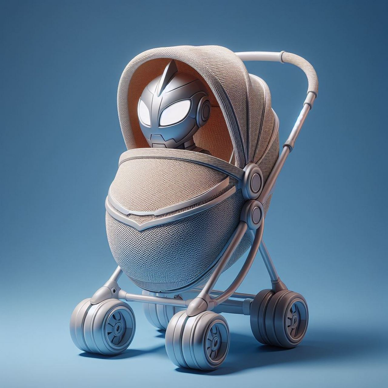 设计了一款奥特曼婴儿车,小朋友们都喜欢#奥特曼##优质作者榜# #创意