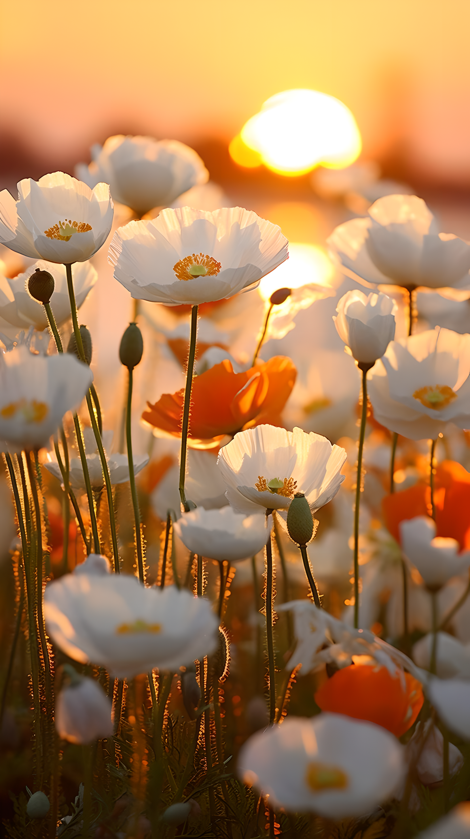 白色虞美人代表着安慰,它能够给予我们心灵上的慰藉,让人振作起来.