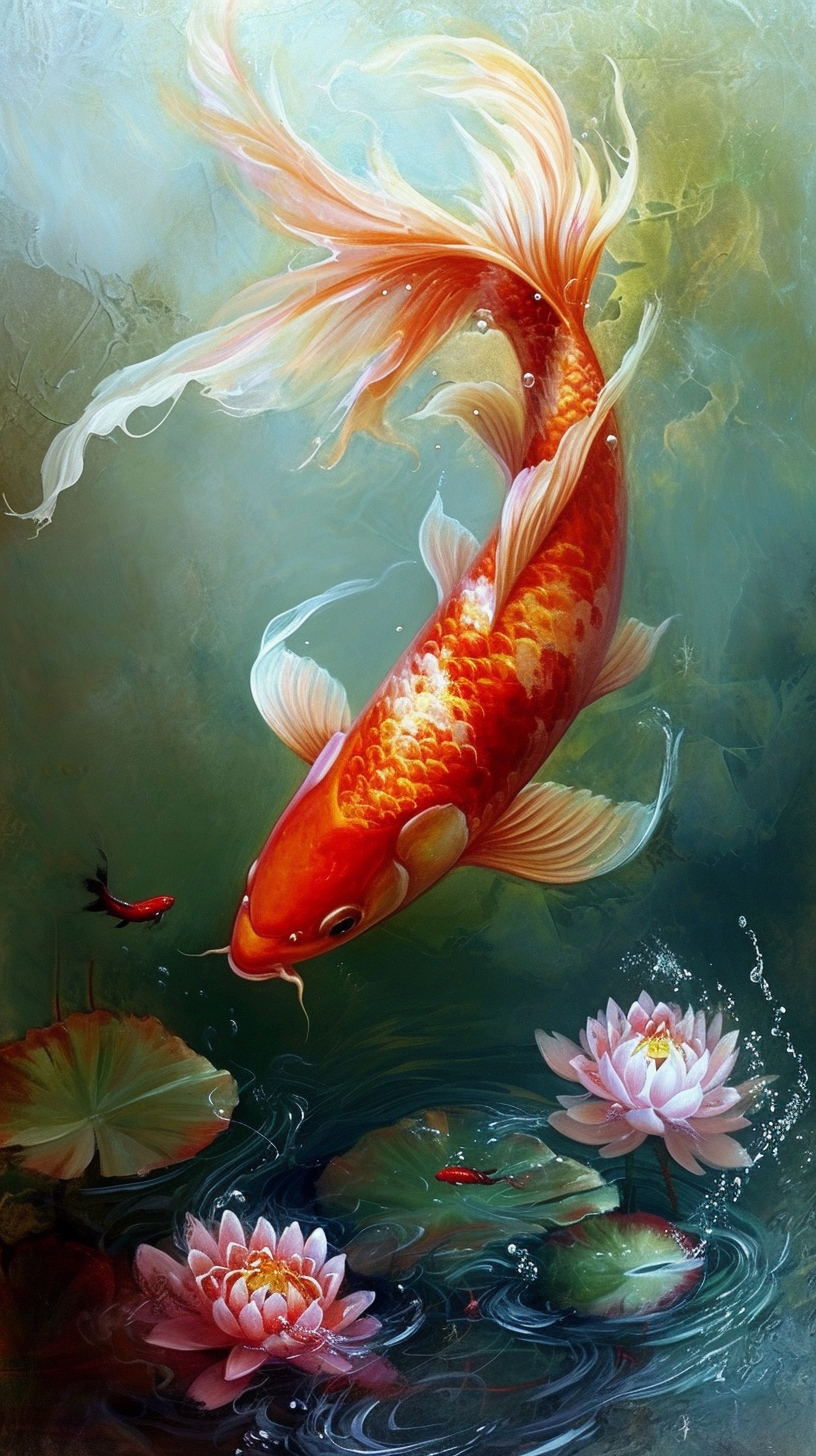 壁纸分享|快来领取新年的好运锦鲤吧!