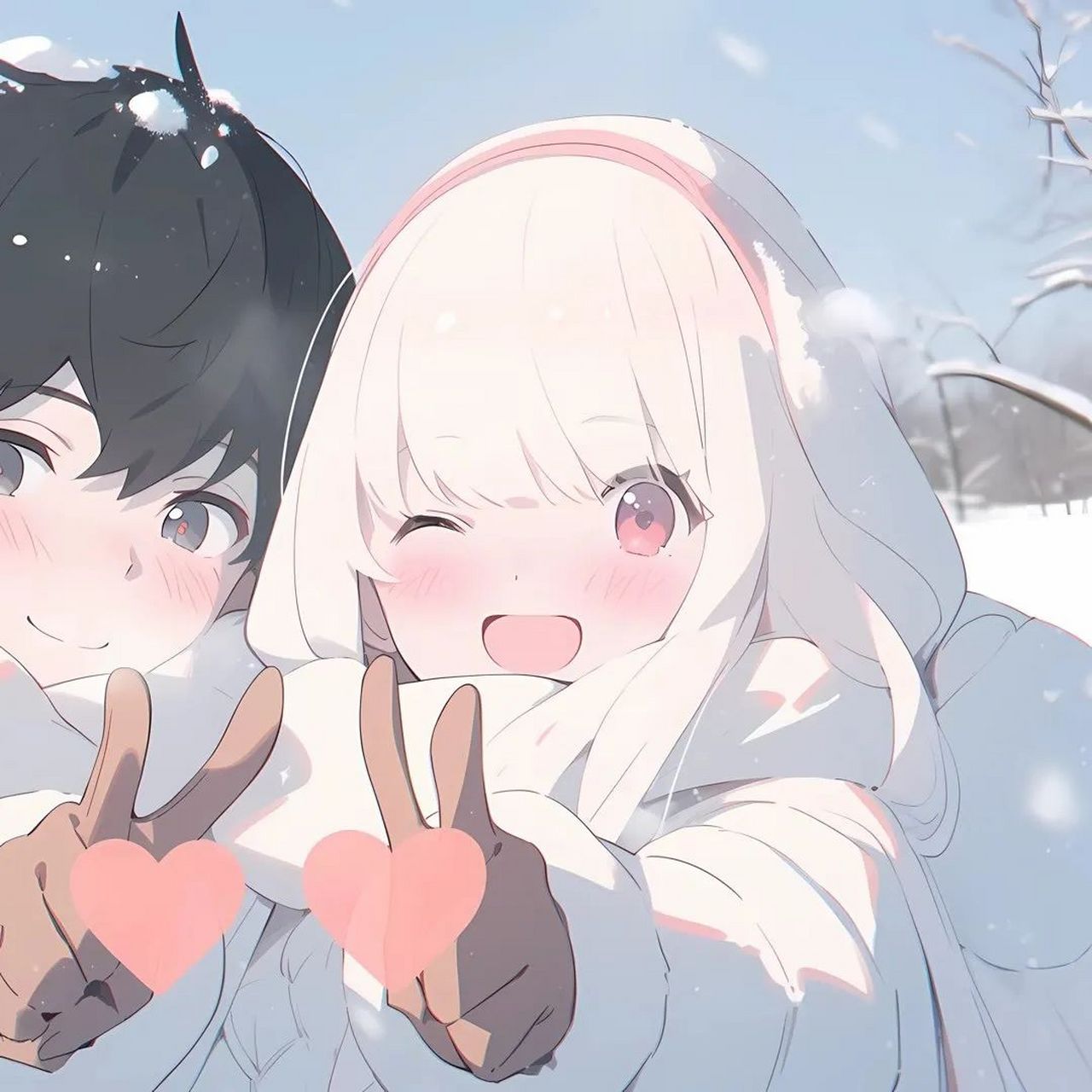 情侣头像 动漫情侣头像来袭,让你们的爱情在虚拟世界里也能甜蜜绽放!