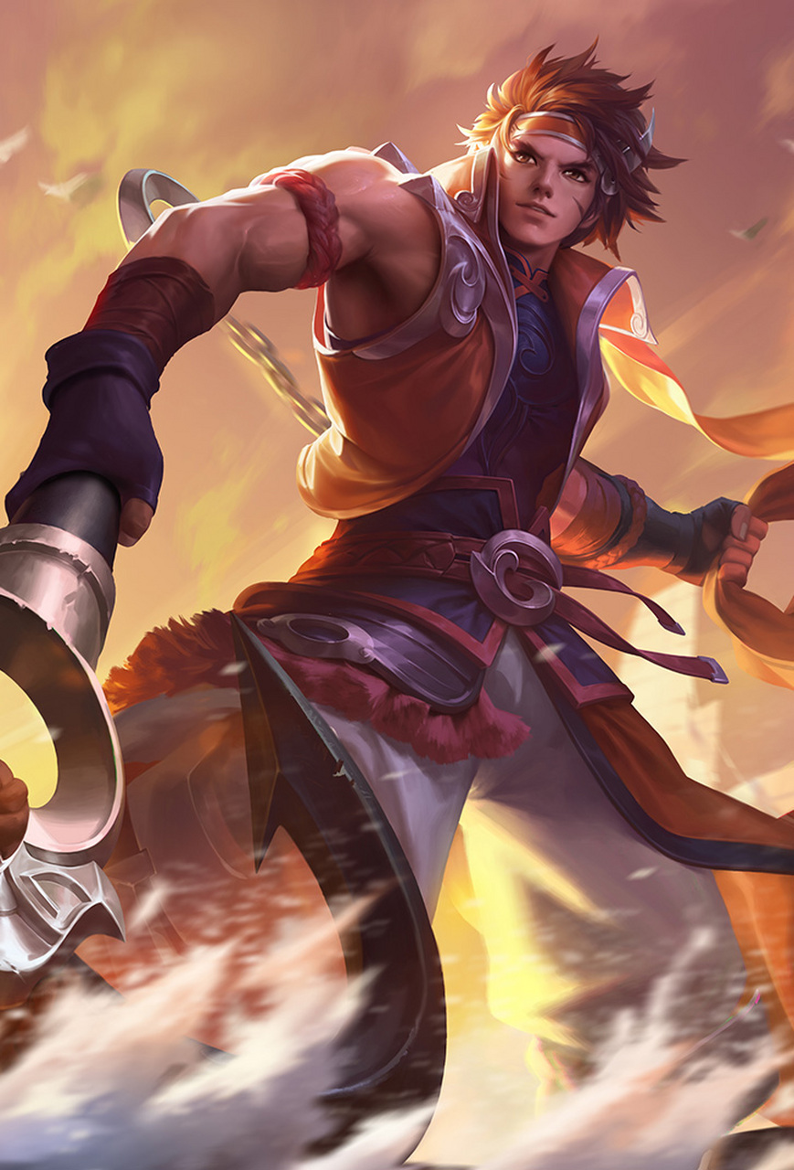 王者荣耀游戏头像,孙策 在这个纷纷扰扰的游戏世界里面,人物与人物