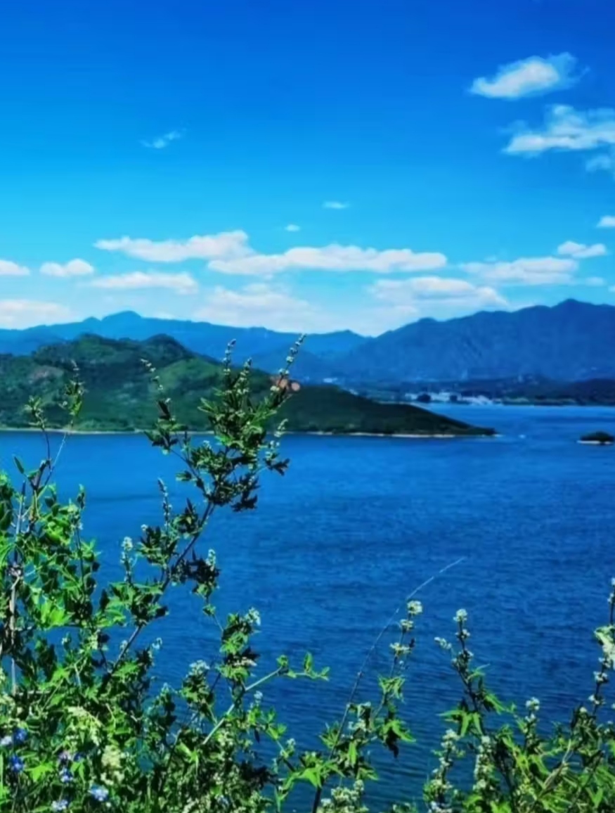 北京怀柔怀山柔水公园景色秀美
