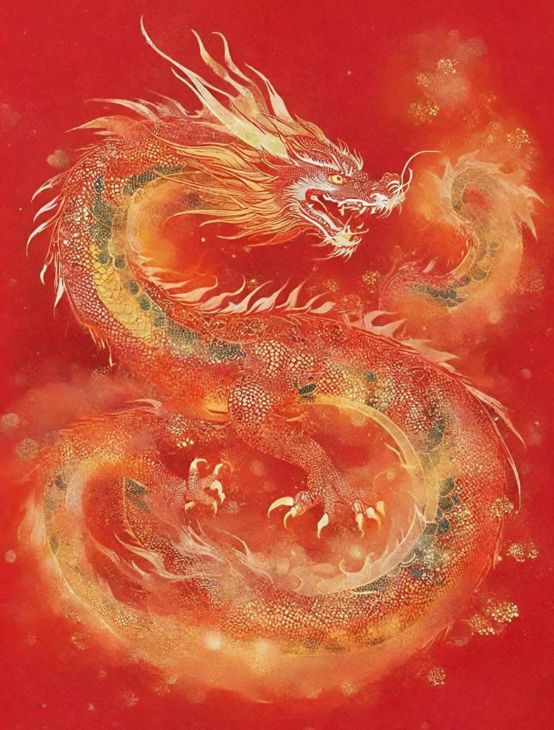 龙凤呈祥,龙腾凤舞,凤凰涅槃浴火重生,见者好运不要忽视接起来