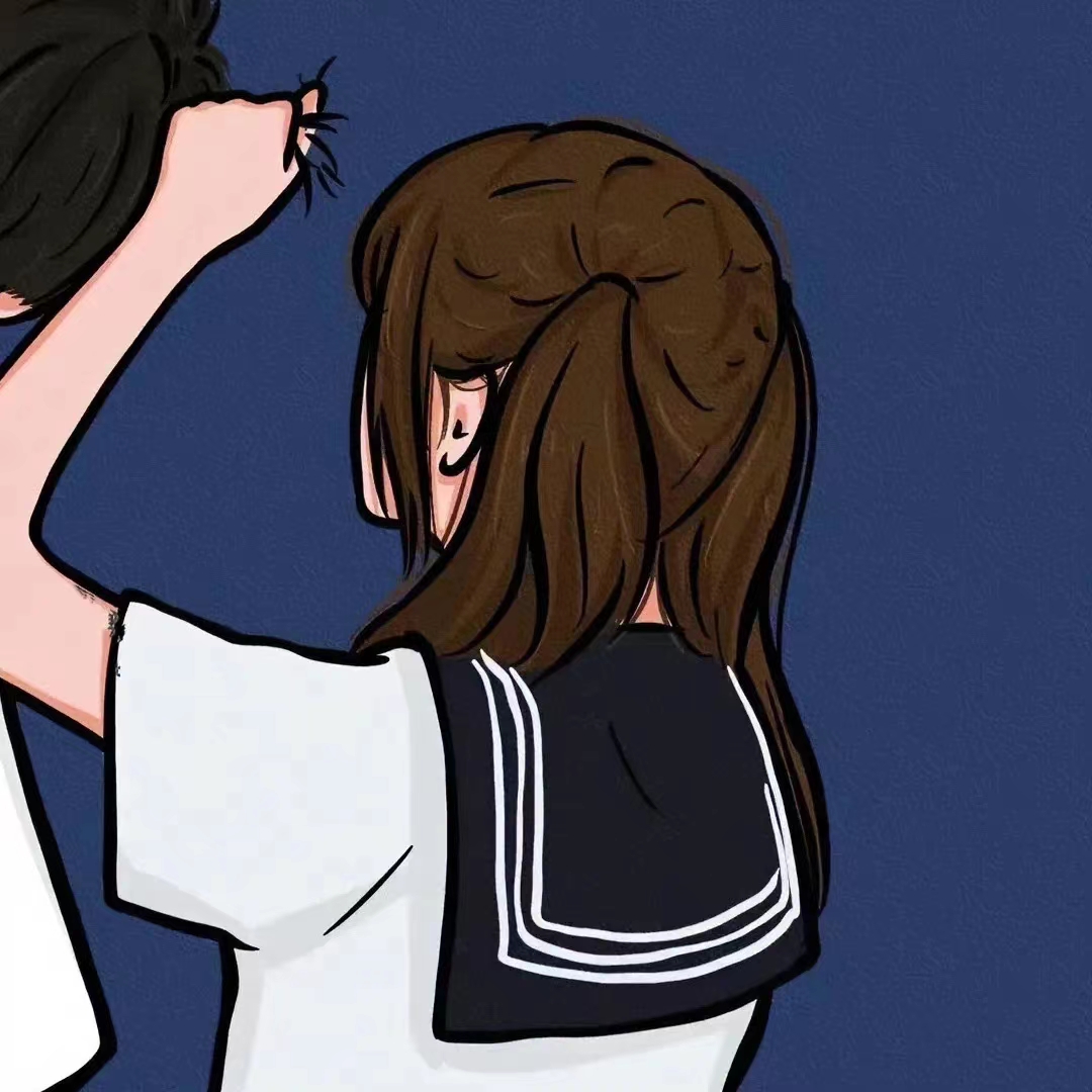 一组绝绝子的情侣动漫头像