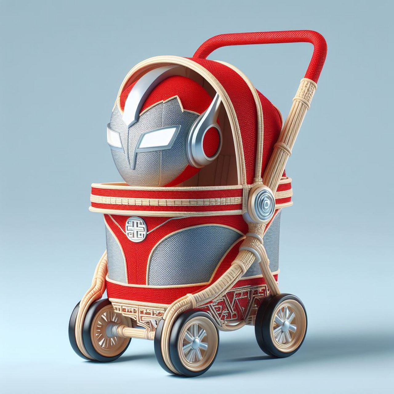 设计了一款奥特曼婴儿车,小朋友们都喜欢#奥特曼##优质作者榜# #创意