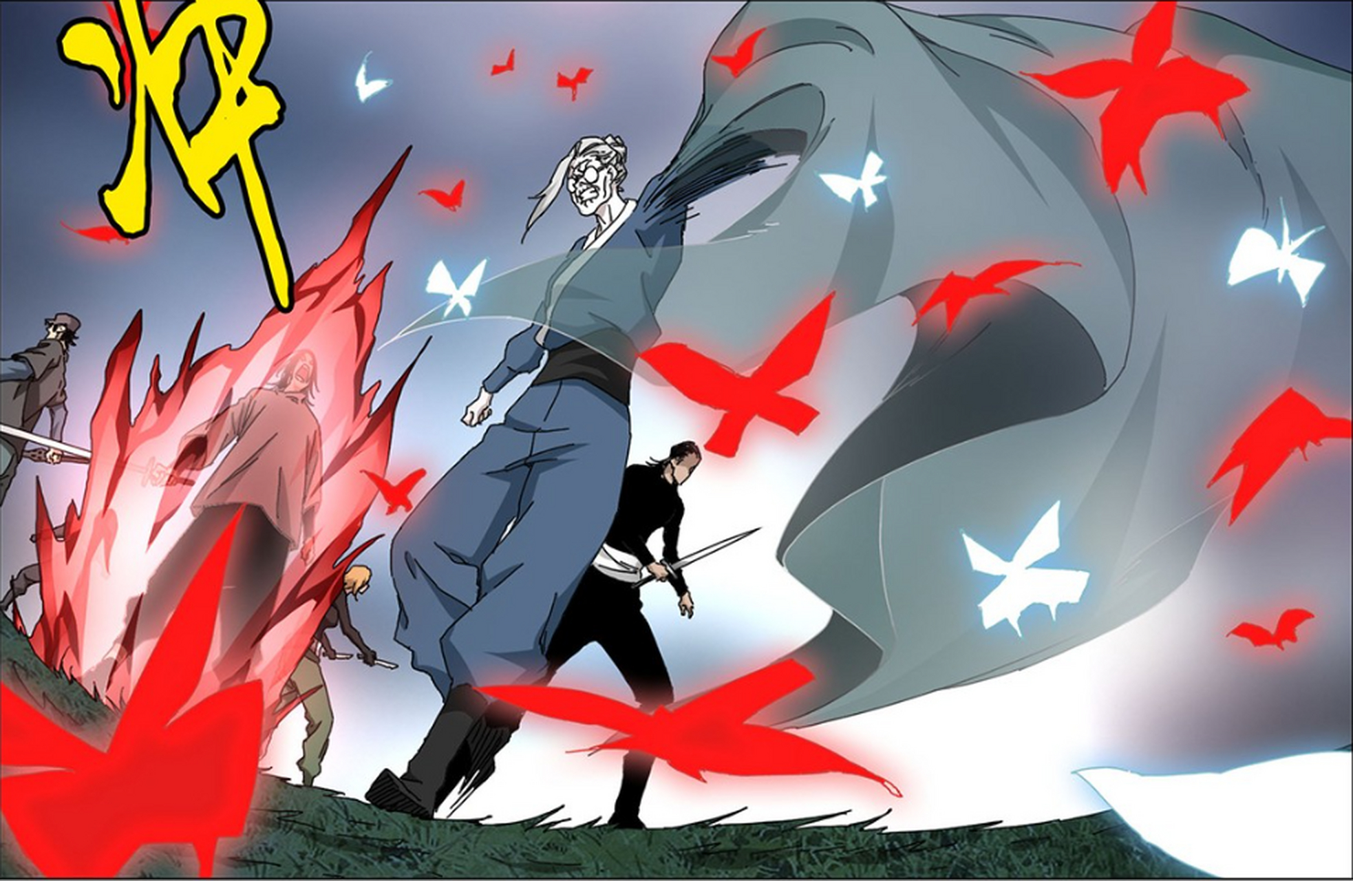 67一人之下番外锈铁最新话更新,魔人与妖刀抢夺主导权,灵玉开启北境