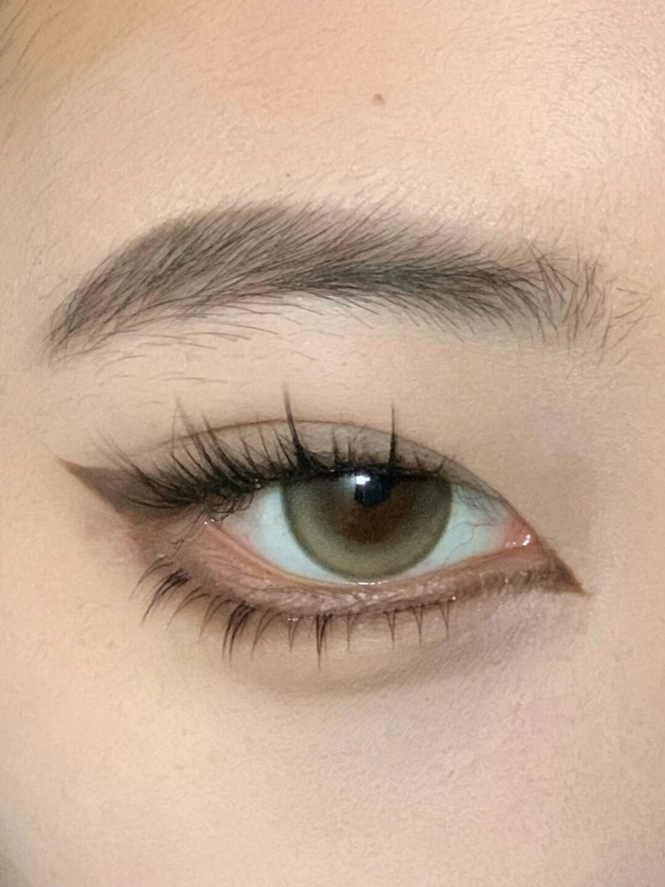 清冷厌世感 复古全包狐狸眼