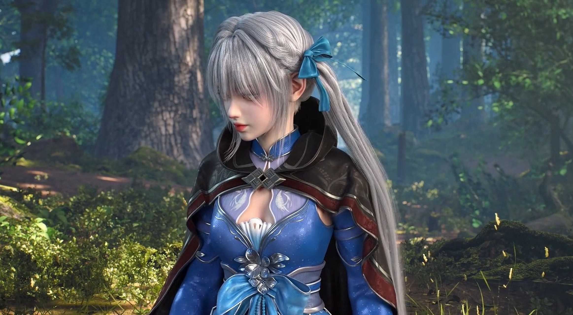 银发双马尾萝莉,林青檀