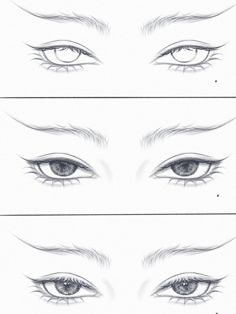 古风眼睛画法步骤分享,带你领略古典之美!