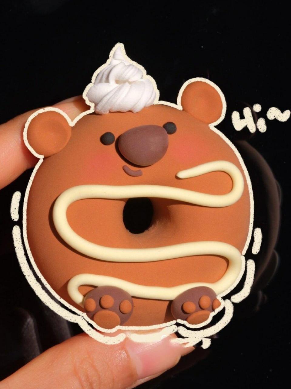 粘土教程 一起来做超可爱的动物甜甜圈     教程来啦!