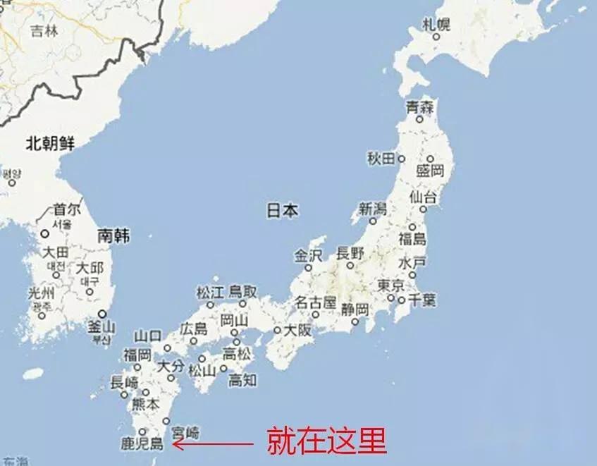 日本火山位置图片