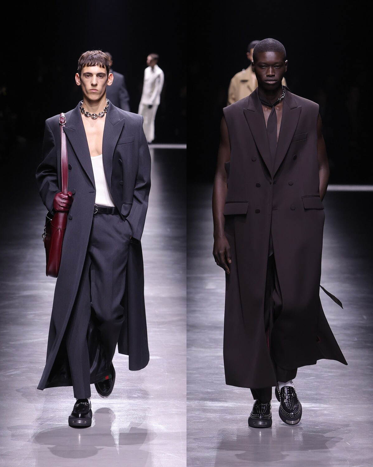 gucci 2024秋冬男装系列时装秀