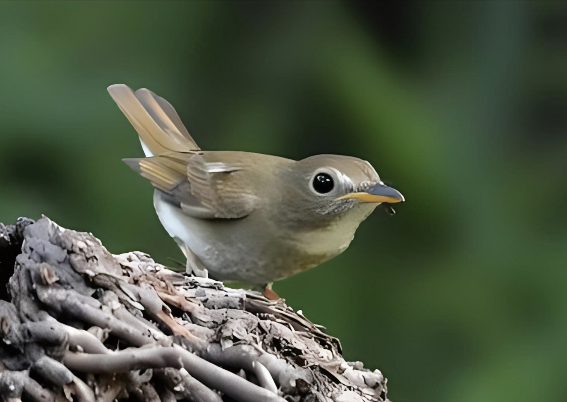 在中国大陆,白喉林鹟属于夏候鸟,主要栖息在海拔高达1100米的林缘下层