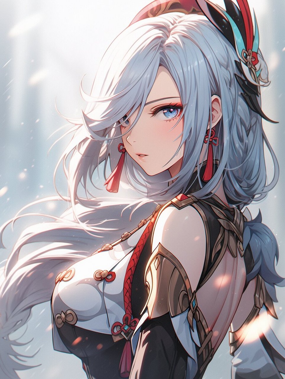 孤辰茕怀·申鹤":原神中的绝美角色,不容错过的头像与壁纸 这些头像与