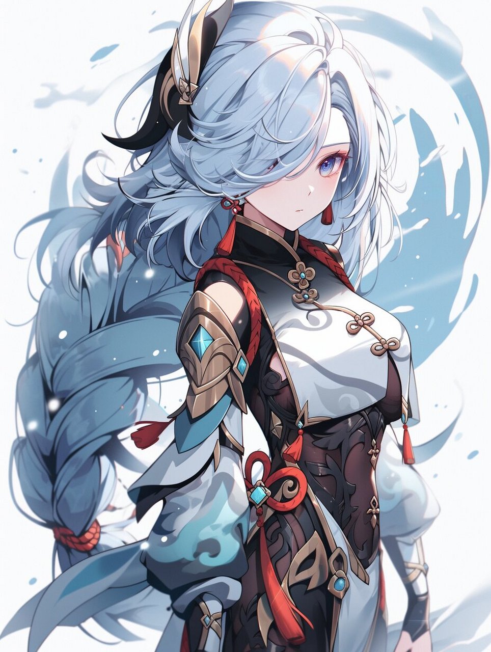 孤辰茕怀·申鹤":原神中的绝美角色,不容错过的头像与壁纸 这些头像与