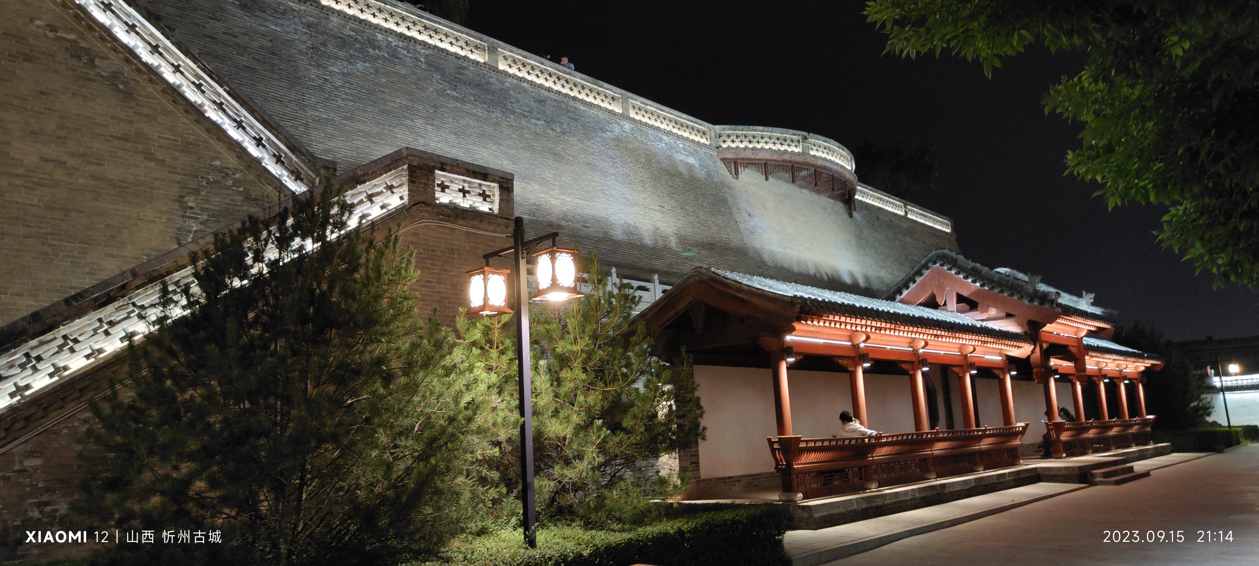 夜游忻州古城,秀容书院真是美极了,神仙视角令人难忘