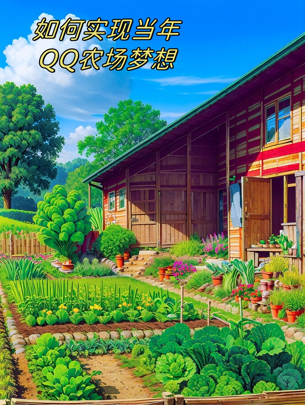 如何实现当年qq农场梦想