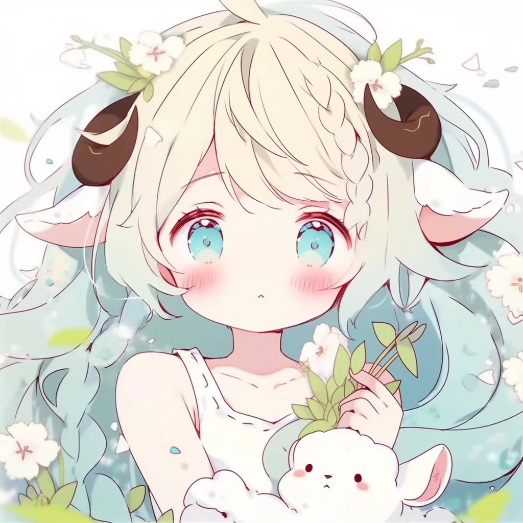 羊小妹 | 梦幻女生头像分享